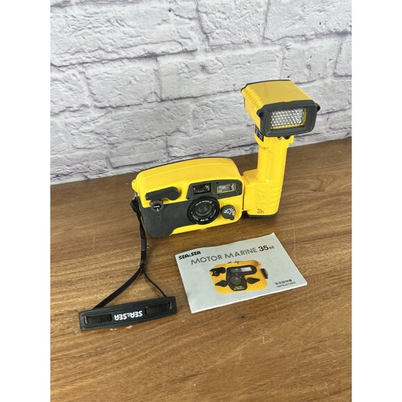 SEA & SEA 35SE Motor Marine & YS-40A Flash - Underwater 35mm Film Camera Set - Picture 3 of 14